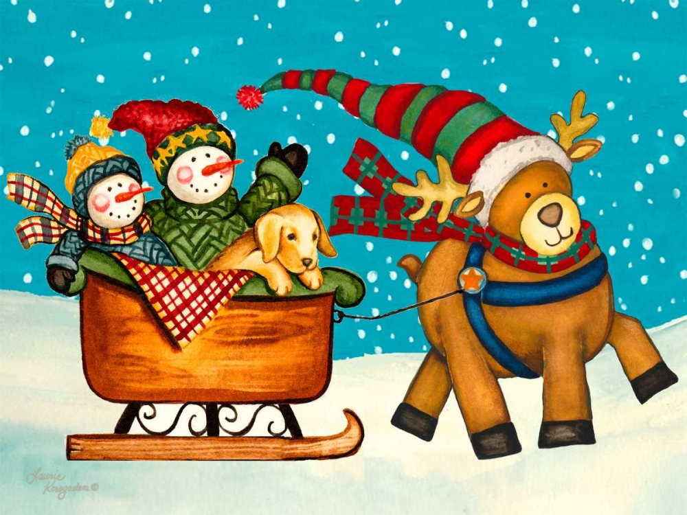 Festive Times art print by Laurie Korsgaden for $57.95 CAD