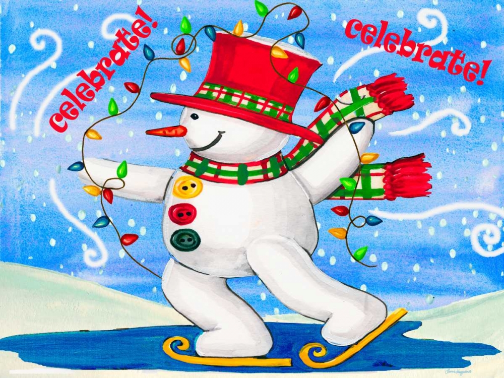 Celebrate art print by Laurie Korsgaden for $57.95 CAD