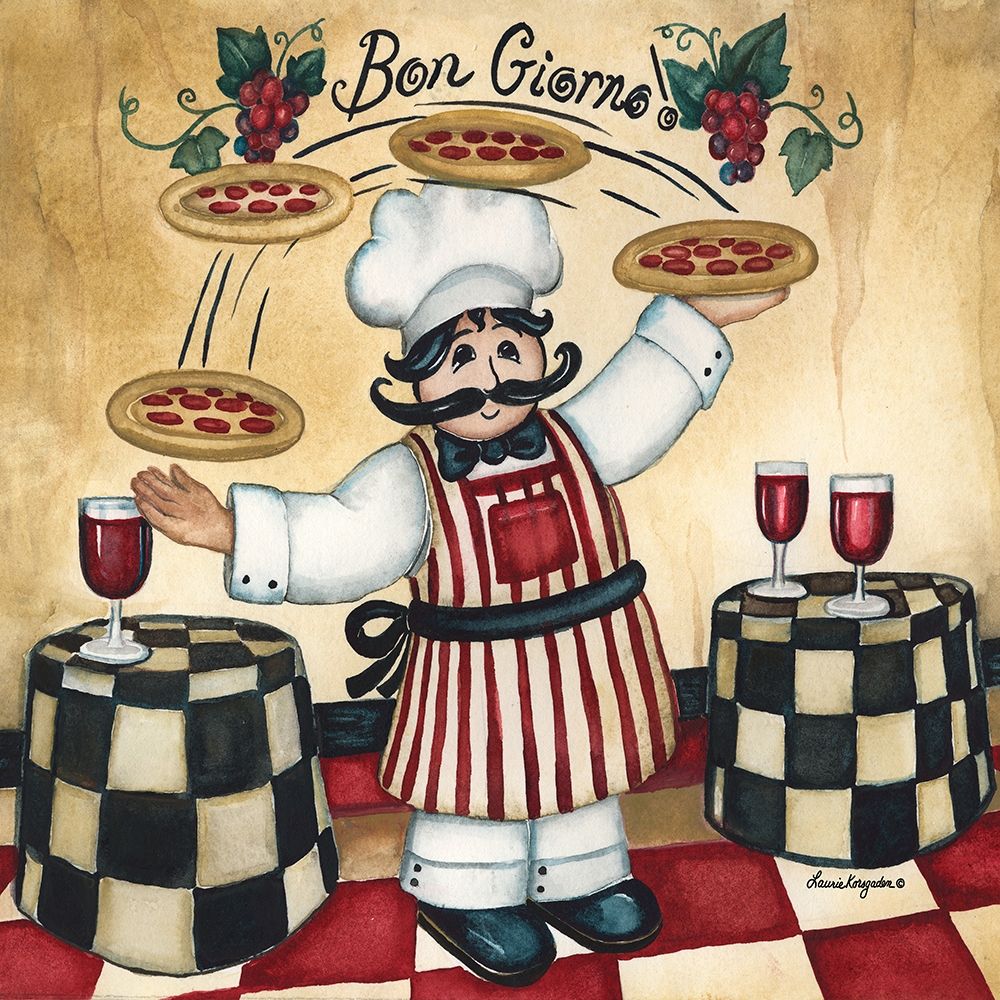 Chefs art print by Laurie Korsgaden for $57.95 CAD