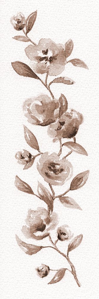 Floral Vine art print by Leah Noel Art for $57.95 CAD