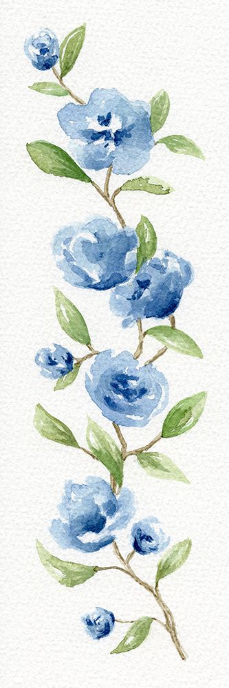 Floral Vine art print by Leah Noel Art for $57.95 CAD