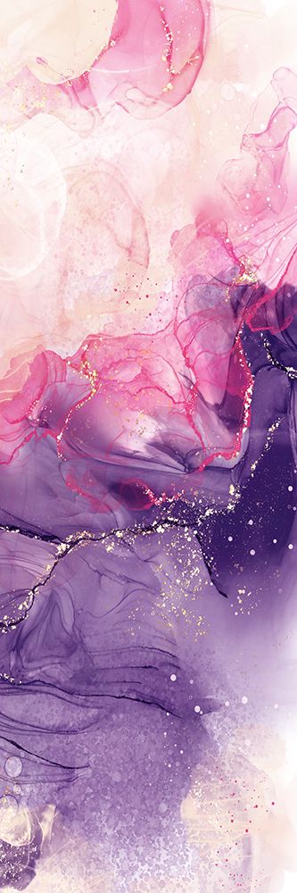 Alcohol Ink Bold Pink And Purple 2 art print by Leah Noel Art for $57.95 CAD