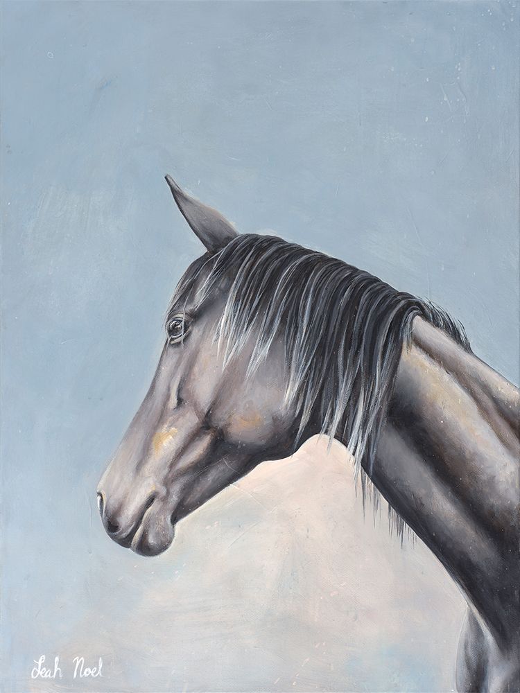 Black Horse art print by Leah Noel Art for $57.95 CAD