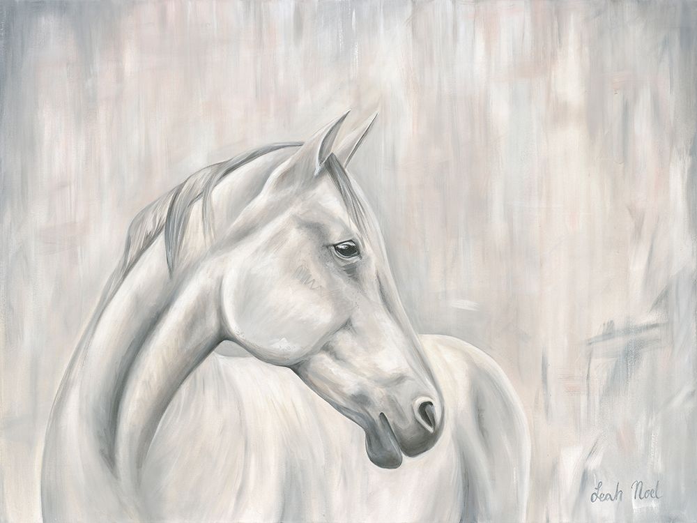 White Horse art print by Leah Noel Art for $57.95 CAD