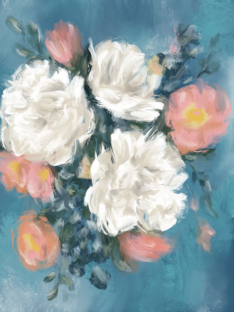 Flower Bunch art print by Leah Noel Art for $57.95 CAD