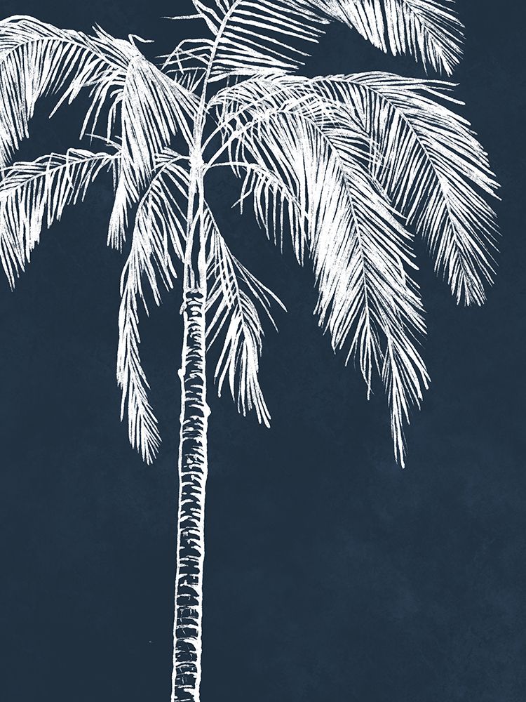 Blue Palm art print by Leah Noel Art for $57.95 CAD