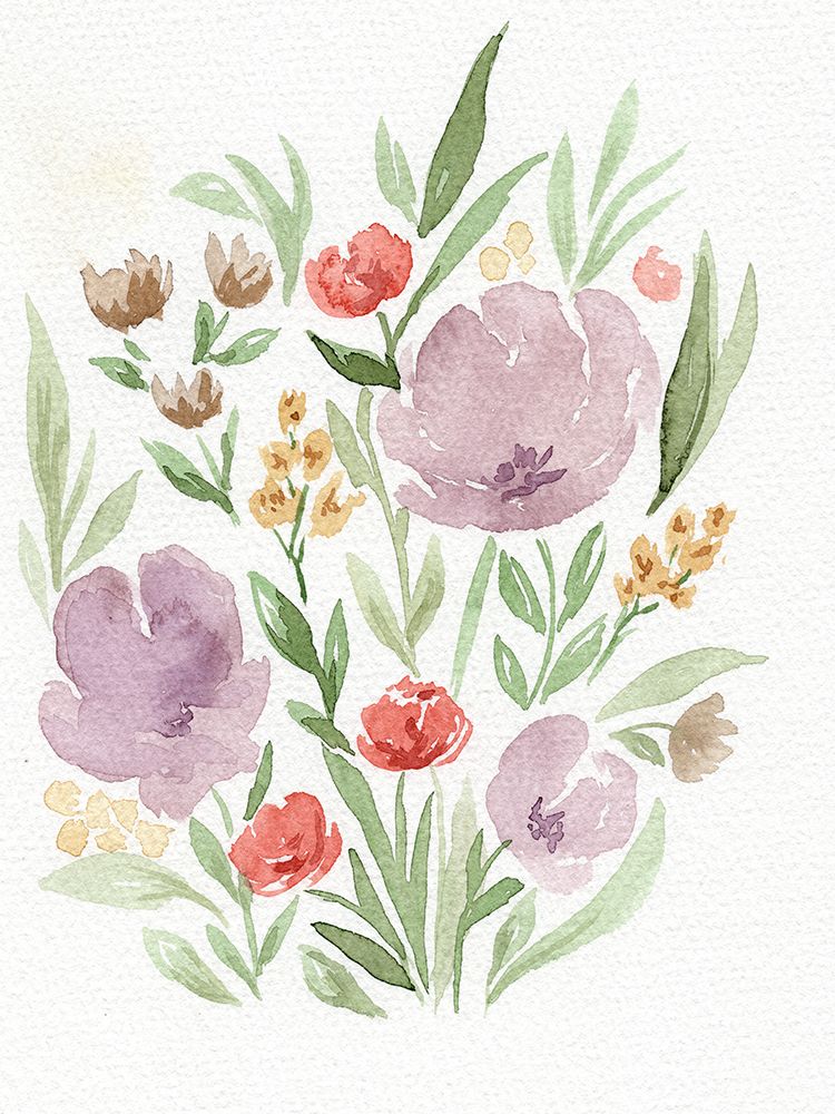 Watercolor Field art print by Leah Noel Art for $57.95 CAD