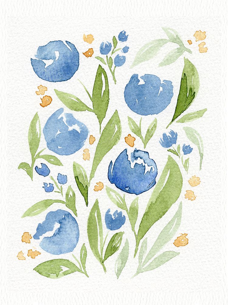 Watercolor Tulips 3 art print by Leah Noel Art for $57.95 CAD