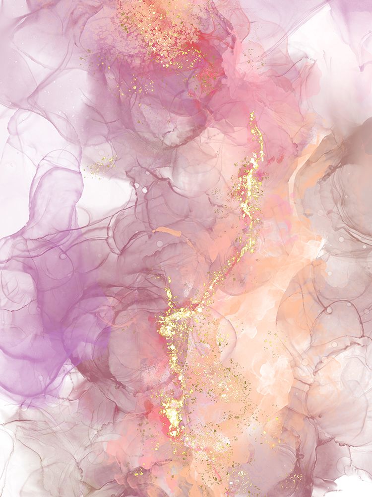 Alcohol Ink Pink 1 art print by Leah Noel Art for $57.95 CAD