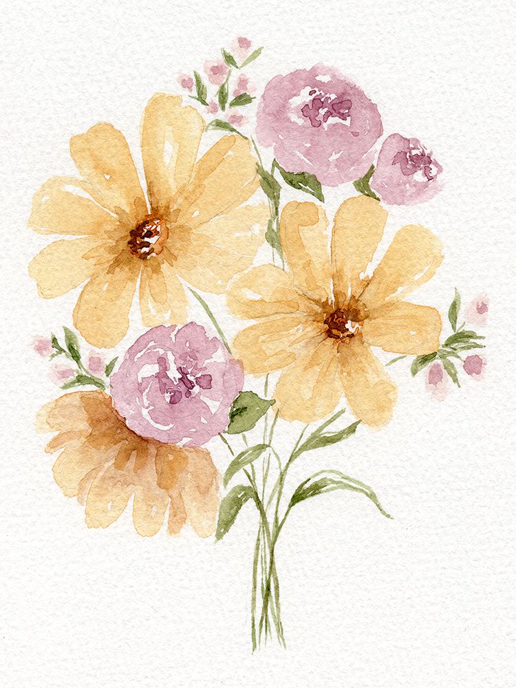 Autumn Bouquet 1 art print by Leah Noel Art for $57.95 CAD