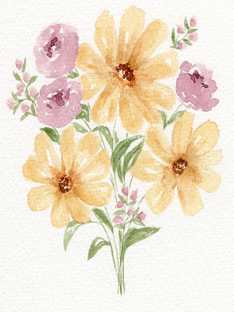 Autumn Bouquet 2 art print by Leah Noel Art for $57.95 CAD