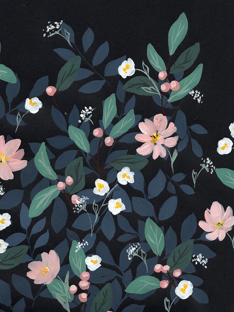 Petals And Leaves 2 art print by Leah Noel Art for $57.95 CAD
