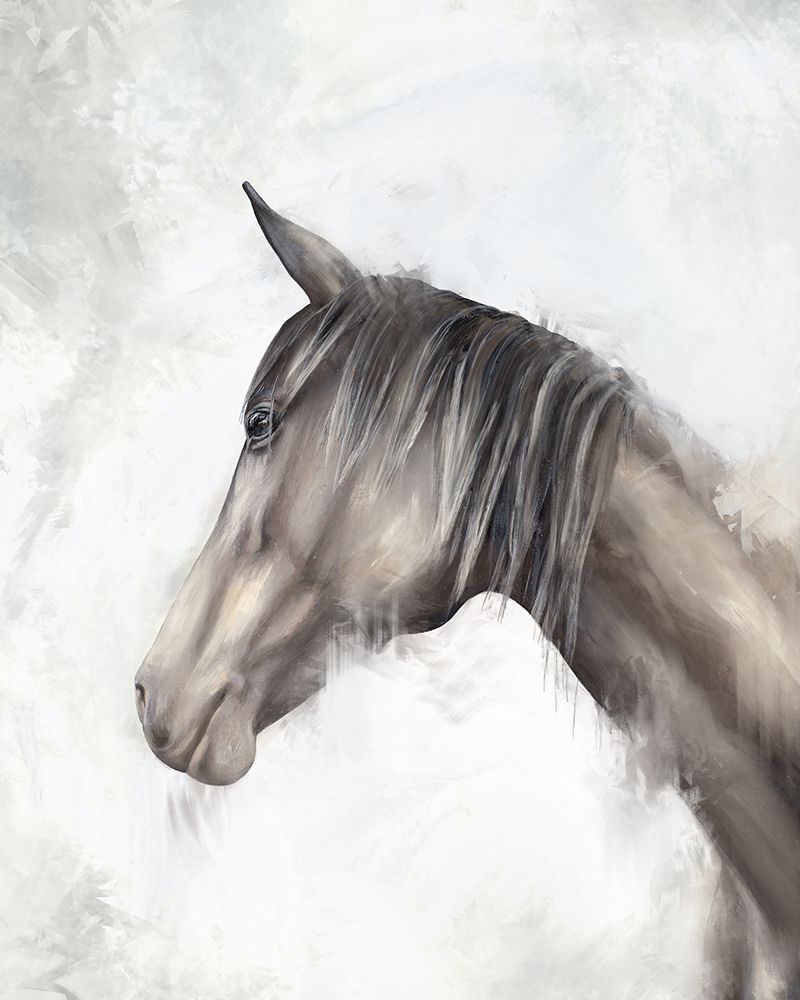 Horse Profile art print by Leah Noel Art for $57.95 CAD