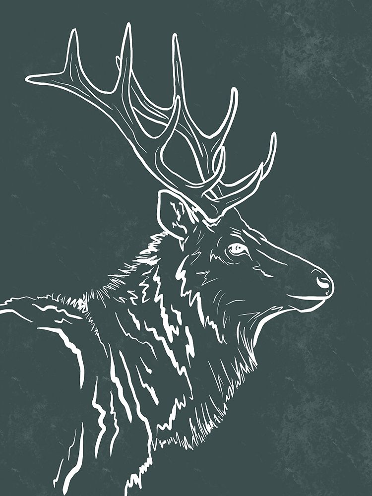 Moose art print by Leah Noel Art for $57.95 CAD