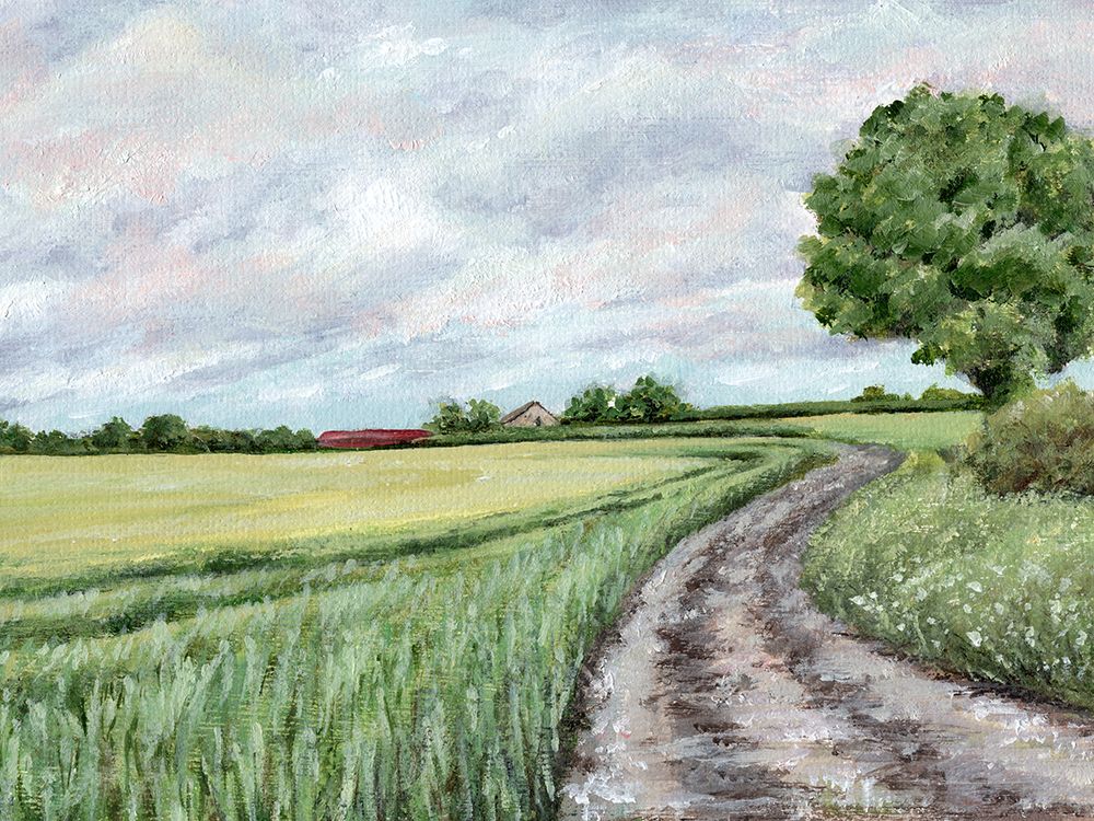 Country Roads art print by Leah Noel Art for $57.95 CAD