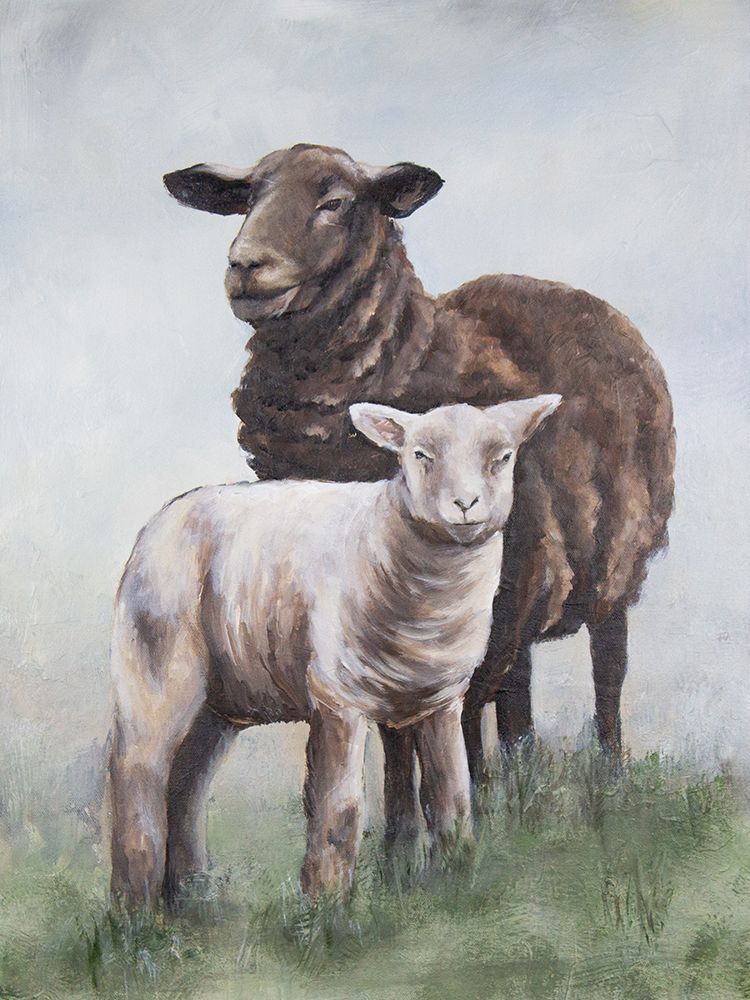 Mom And Babe art print by Leah Noel Art for $57.95 CAD