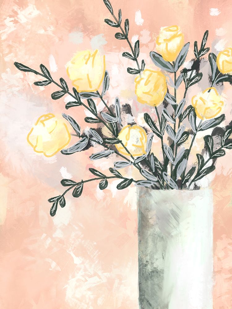 Spring Florals 1 art print by Leah Noel Art for $57.95 CAD