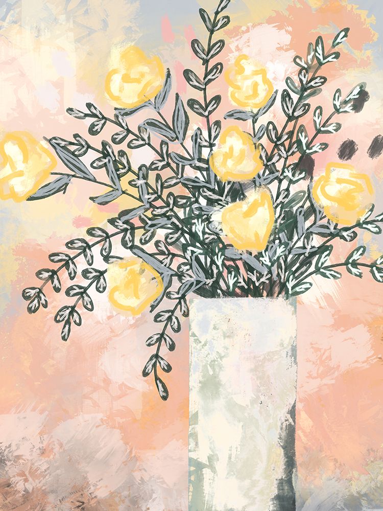 Spring Florals 2 art print by Leah Noel Art for $57.95 CAD