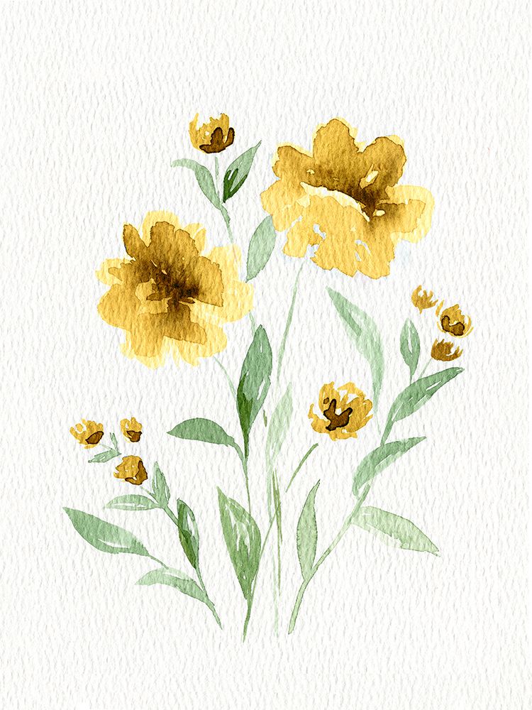 Watercolor Flowers 1 art print by Leah Noel Art for $57.95 CAD