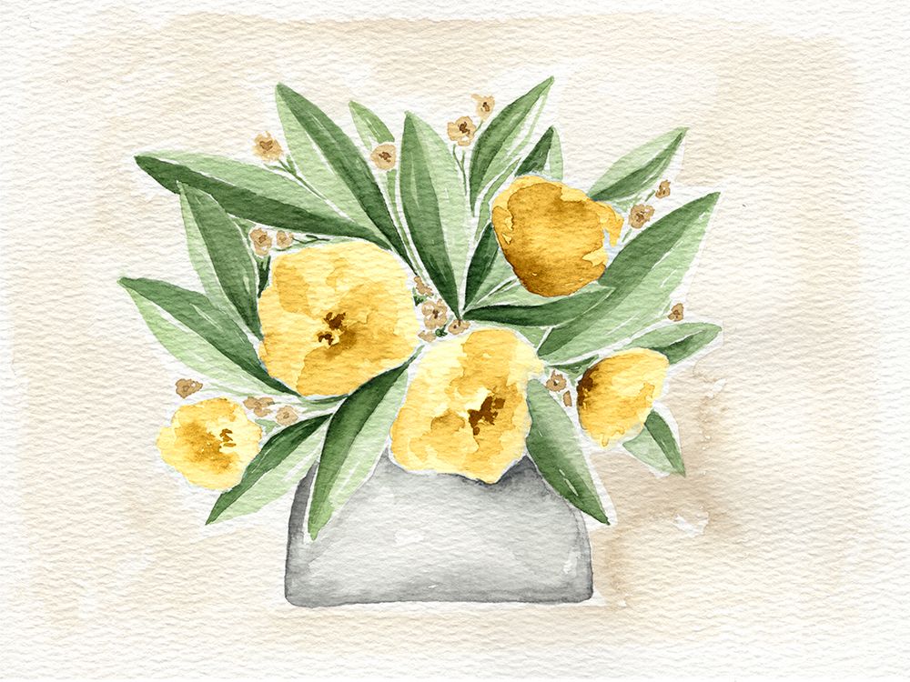 Sweet And Yellow art print by Leah Noel Art for $57.95 CAD