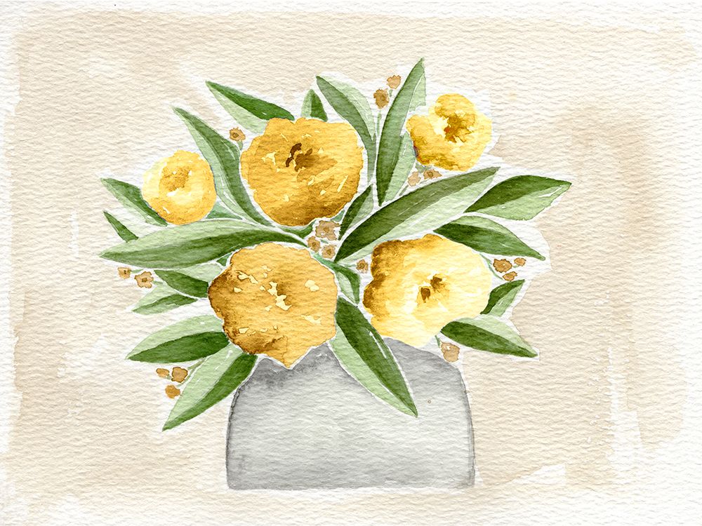 Sweet And Yellow 2 art print by Leah Noel Art for $57.95 CAD