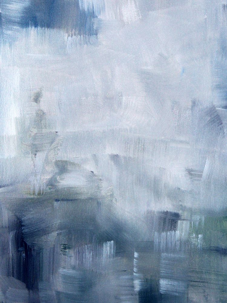 Blue Abstract art print by Leah Noel Art for $57.95 CAD