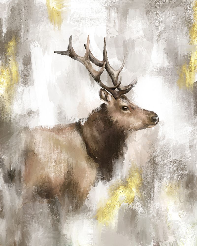 Mystic Elk art print by Leah Noel Art for $57.95 CAD