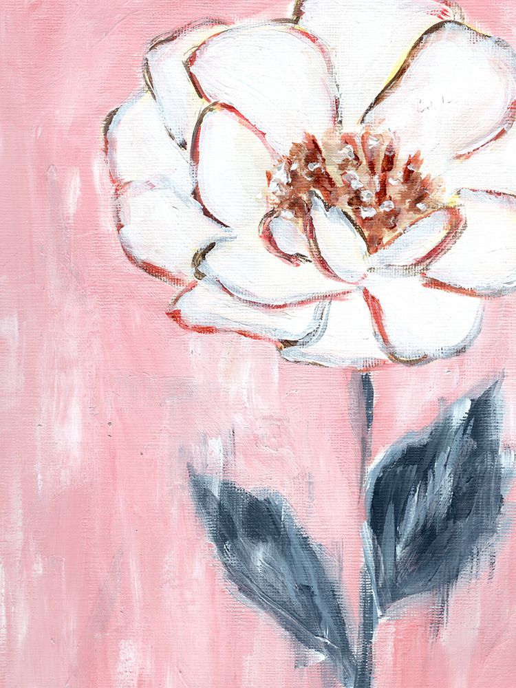 Off Center Flower art print by Leah Noel Art for $57.95 CAD