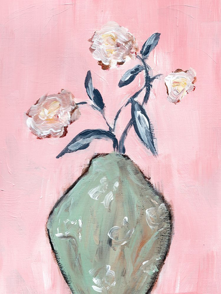 Flower Vase 1 art print by Leah Noel Art for $57.95 CAD