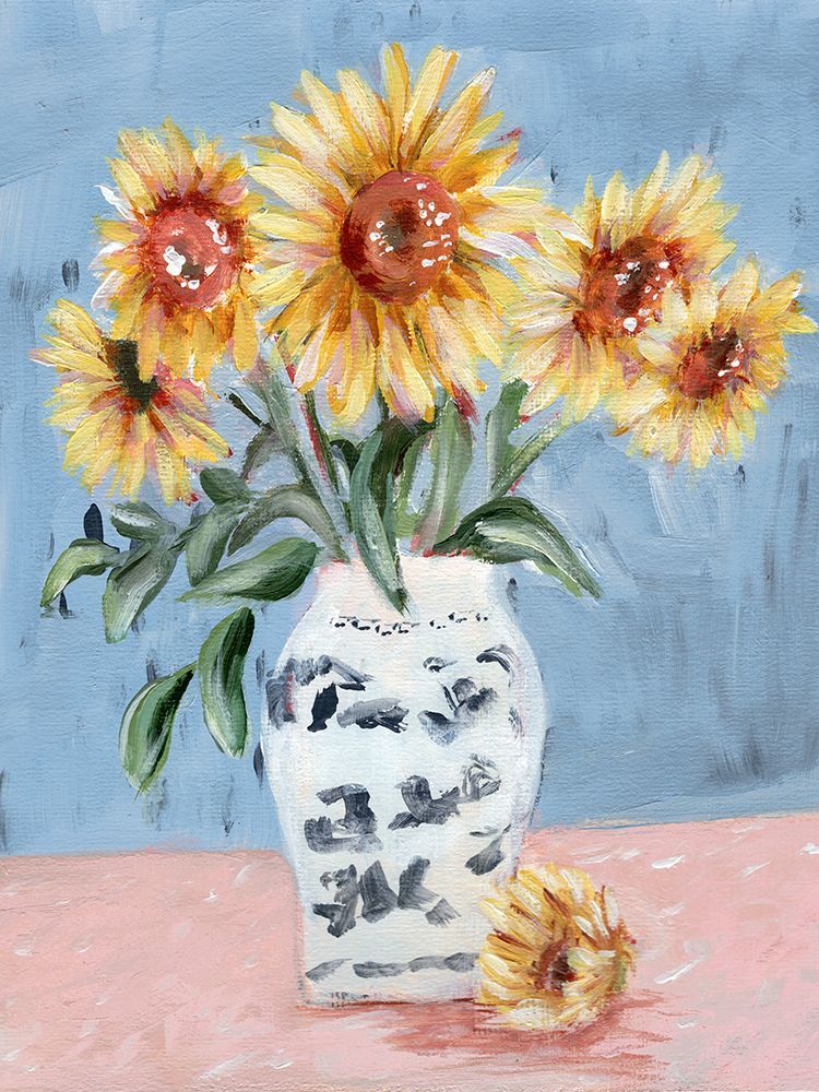 Sunflowers For Mom 2 art print by Leah Noel Art for $57.95 CAD