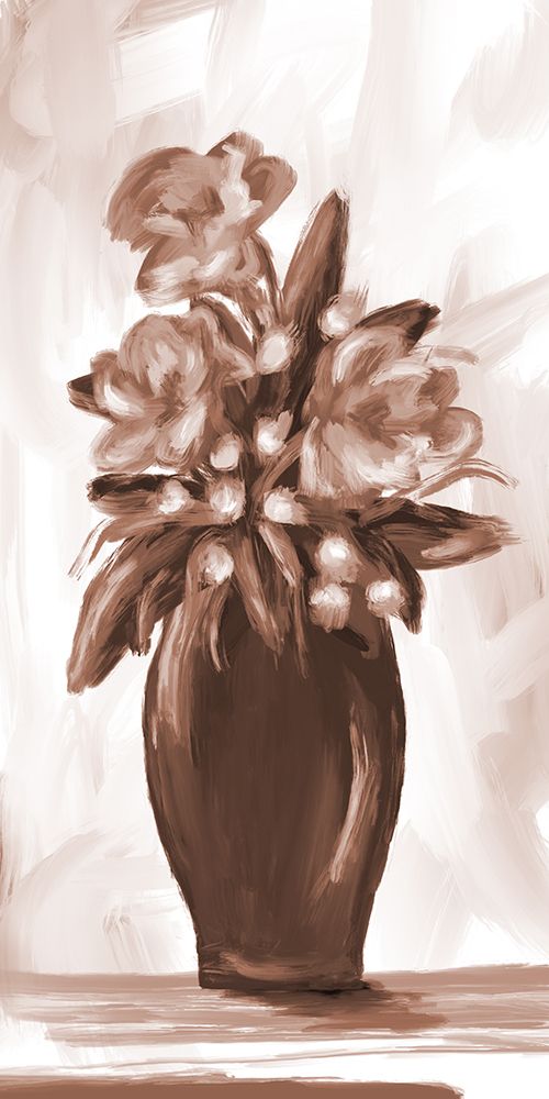 Flowers At The Table 1 art print by Leah Noel Art for $57.95 CAD