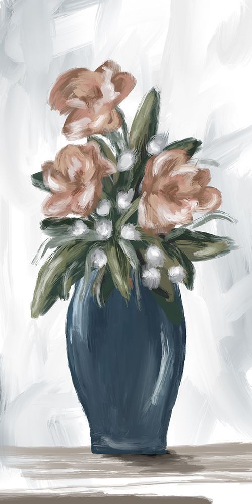 Flowers At The Table 1 art print by Leah Noel Art for $57.95 CAD