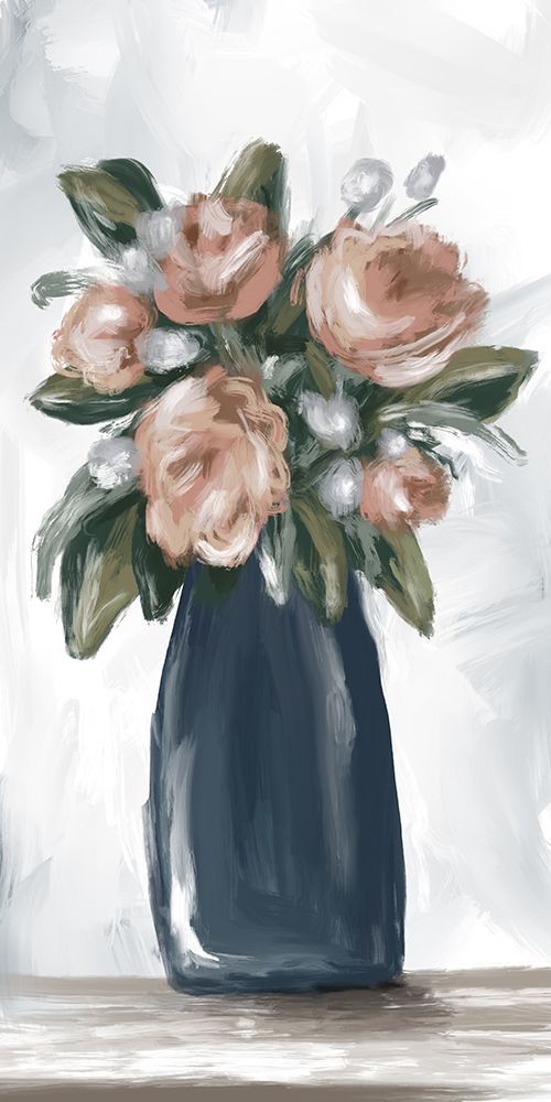 Flowers At The Table 2 art print by Leah Noel Art for $57.95 CAD