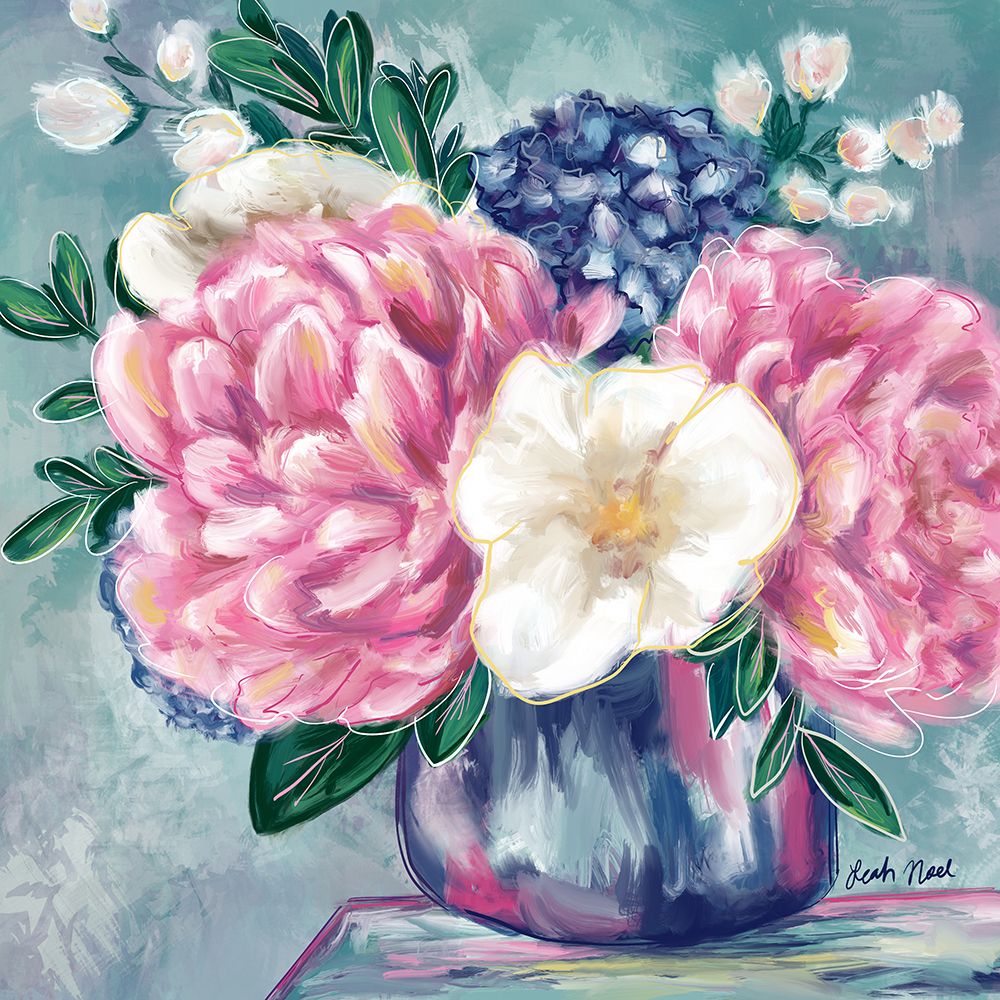 Pretty In Pink art print by Leah Noel Art for $57.95 CAD