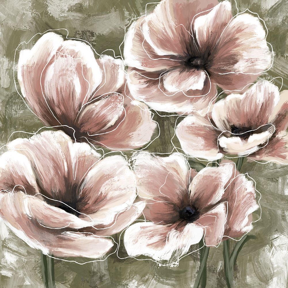 Green And Pink 1 art print by Leah Noel Art for $57.95 CAD