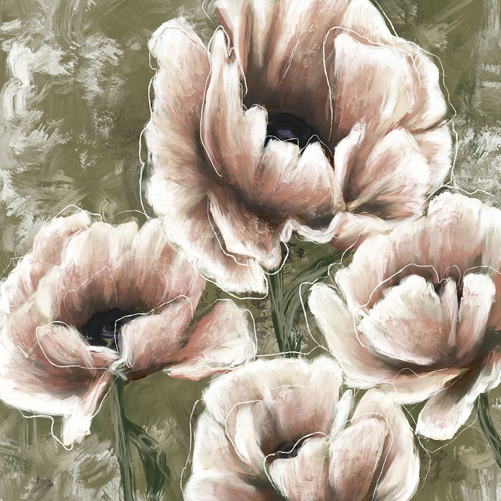 Green And Pink art print by Leah Noel Art for $57.95 CAD