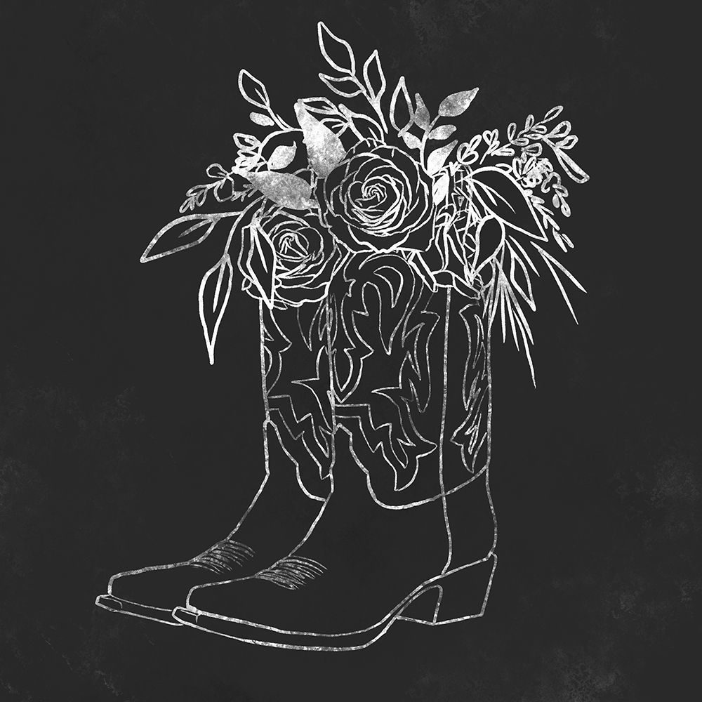 Western Boots art print by Leah Noel Art for $57.95 CAD