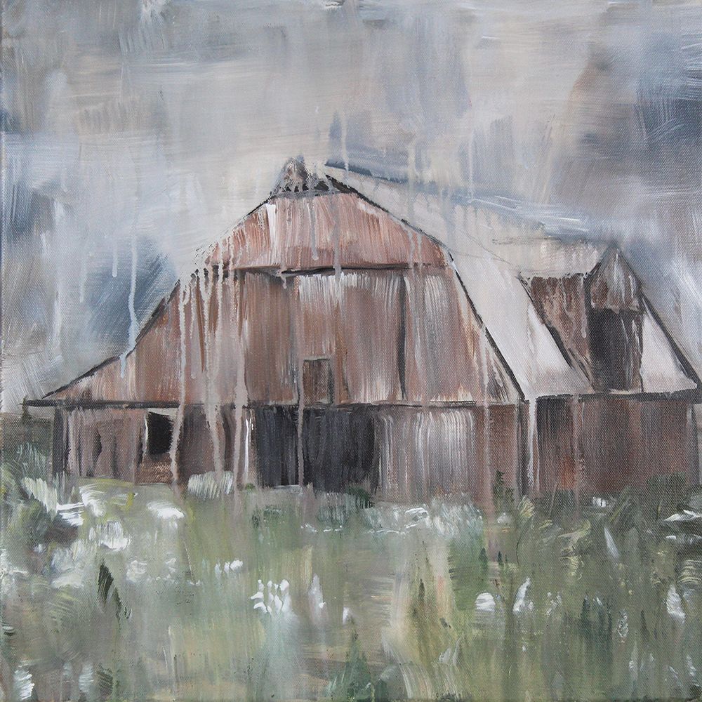 Drippy Barn 2 art print by Leah Noel Art for $57.95 CAD
