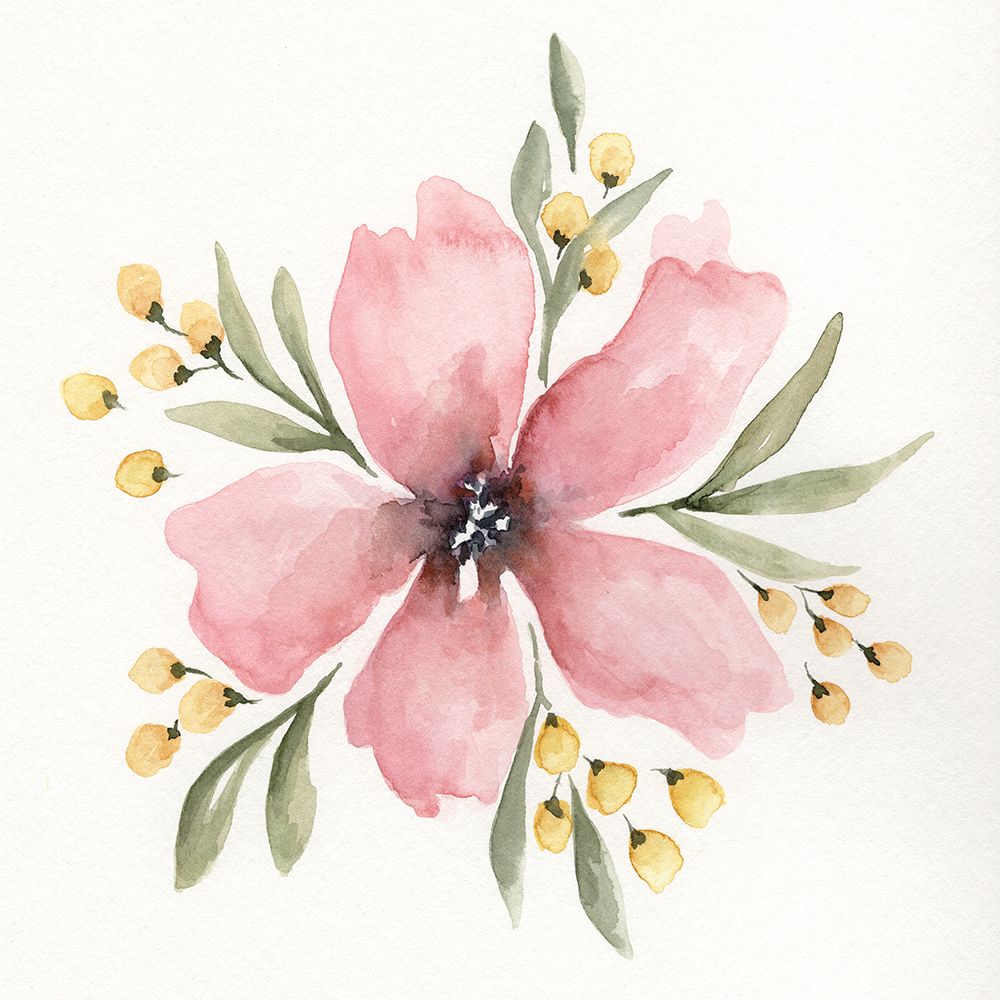 Hibiscus 1 art print by Leah Noel Art for $57.95 CAD