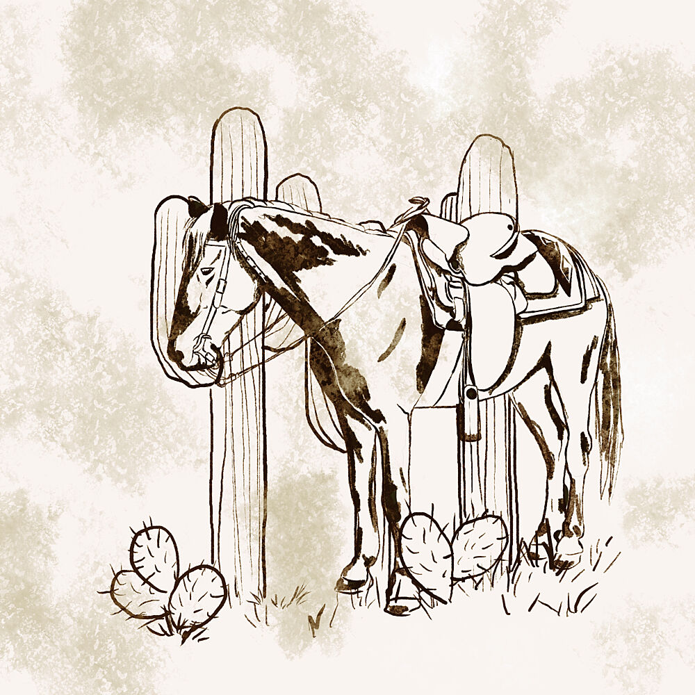 Out West art print by Leah Noel Art for $57.95 CAD