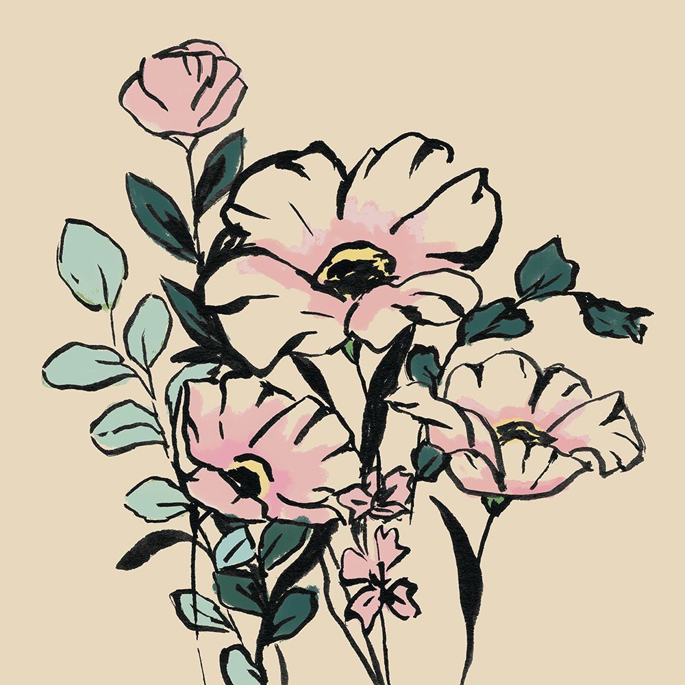 Flower Patch 2 art print by Leah Noel Art for $57.95 CAD