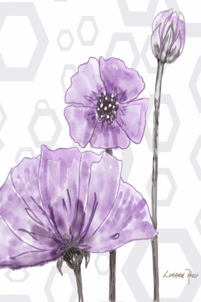 Poppy Arch Rect 1 art print by Lorraine Rossi for $57.95 CAD