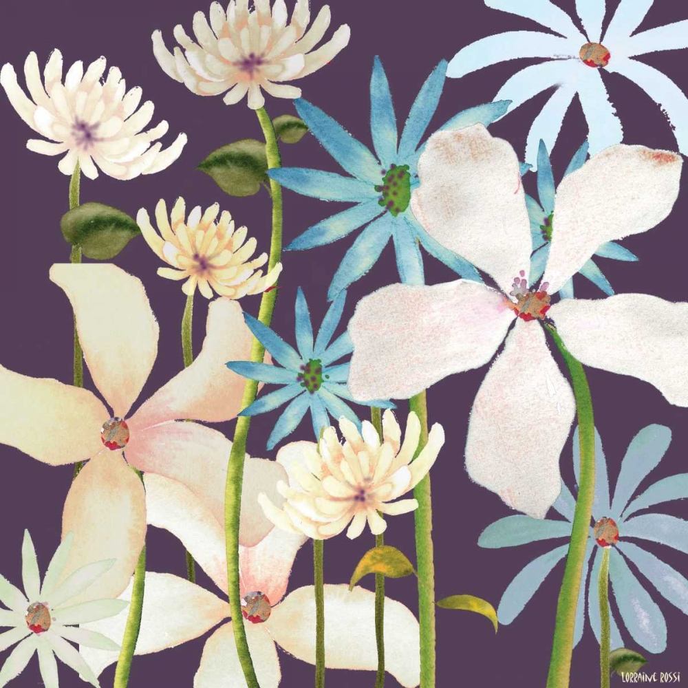 Blackberry Posies art print by Lorraine Rossi for $57.95 CAD