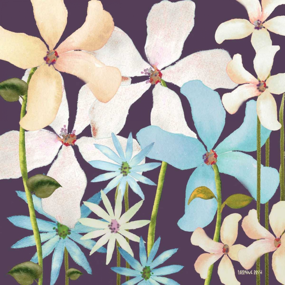 Blackberry Posies 2 art print by Lorraine Rossi for $57.95 CAD