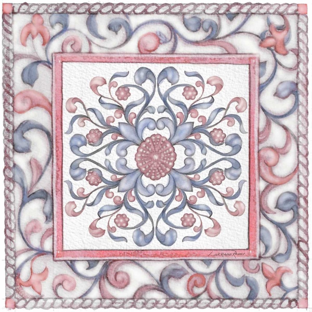 Florentine Rose Quartz and Serenity 2 art print by Lorraine Rossi for $57.95 CAD