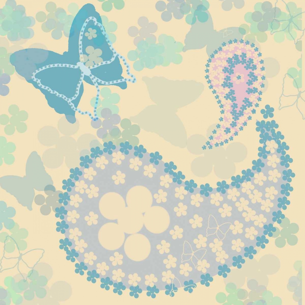 Pastel Paisley 2 art print by Lorraine Rossi for $57.95 CAD