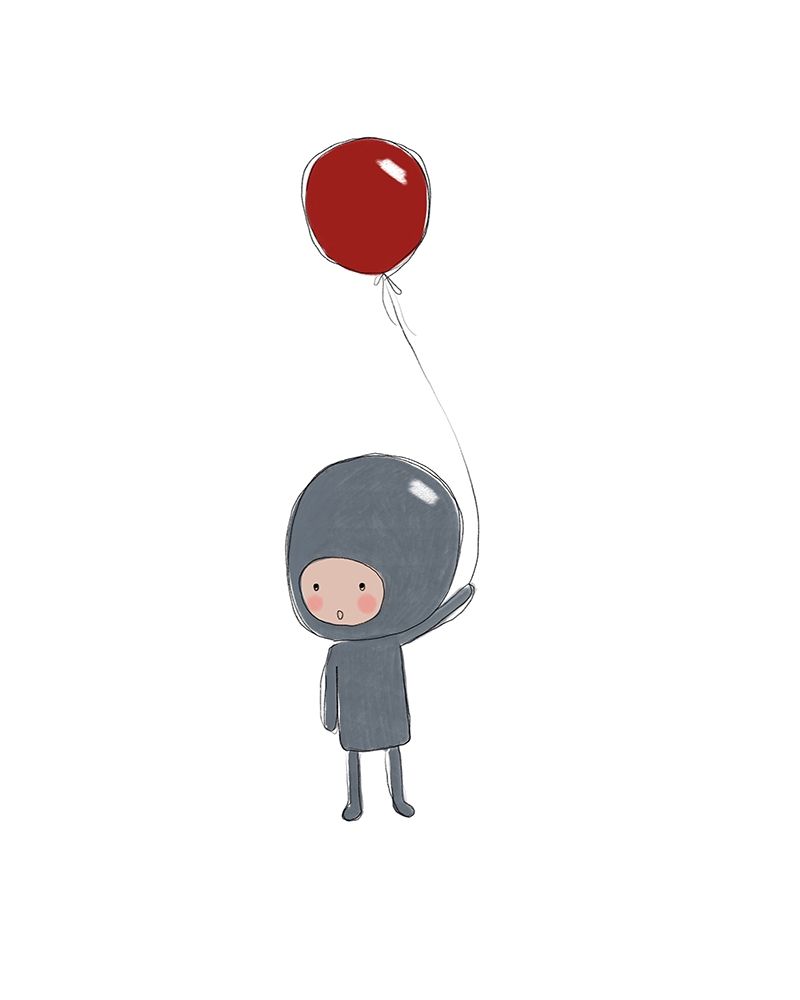Astronaut Balloon art print by Leah Straatsma for $57.95 CAD