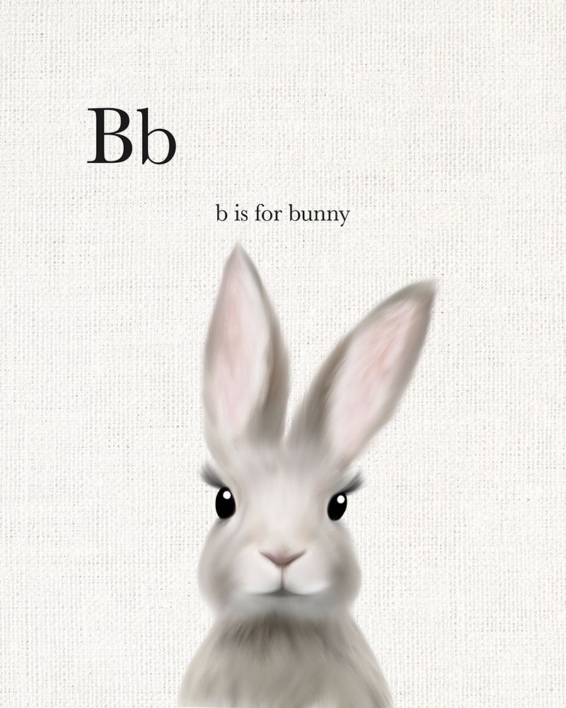 Woodland Bunny Linen art print by Leah Straatsma for $57.95 CAD