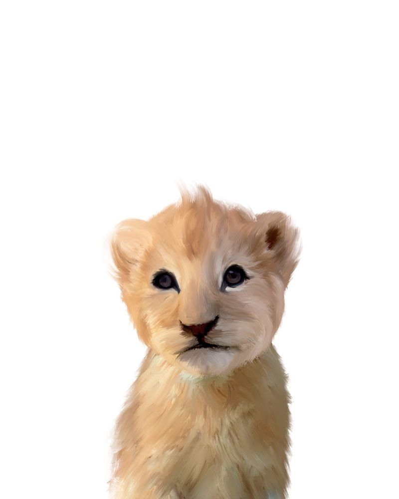 Baby Lion art print by Leah Straatsma for $57.95 CAD