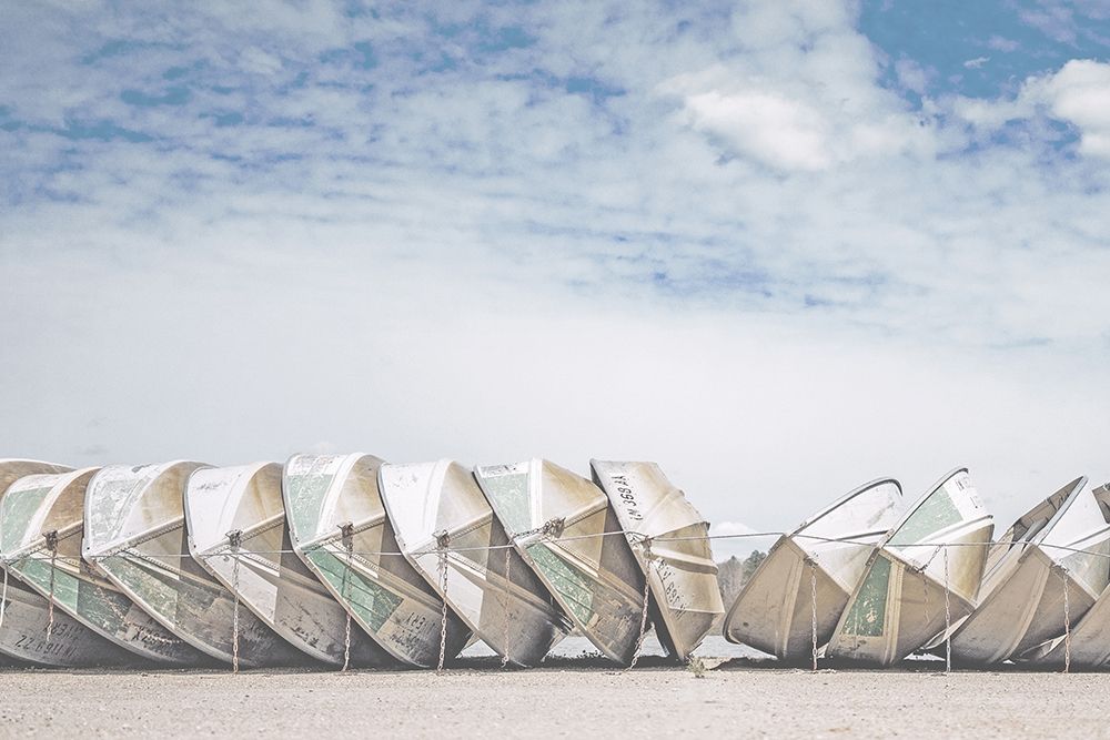 Wooden Boats art print by Leah Straatsma for $57.95 CAD
